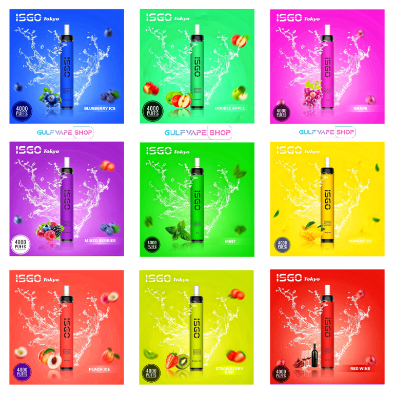 Best Isgo Tokyo Disposable Vape Puffs In Dubai