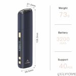 LAMBDA CC Black Dubai New Version HNB Device for Tobacco Sticks - Image 3