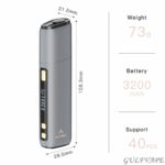 LAMBDA CC Grey Dubai New Version HNB Device for Tobacco Sticks - Image 3