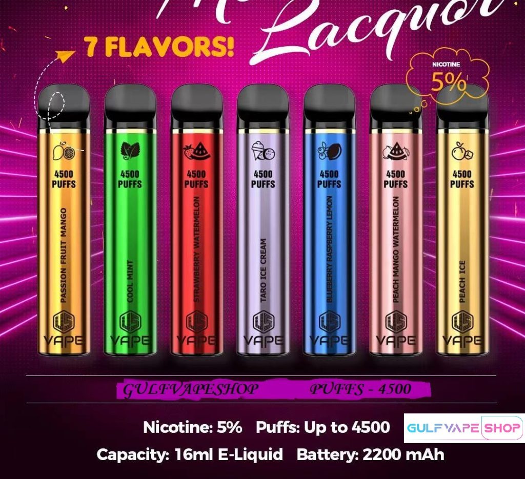 US VAPE Disposable (4500 Puffs) Made In USA