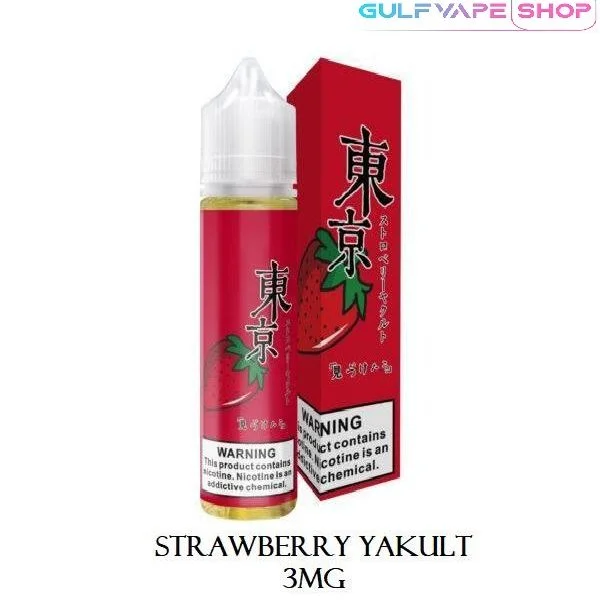 BEST TOKYO ICED STRAWBERRY YAKULT 60ML E-Liquid IN UAE