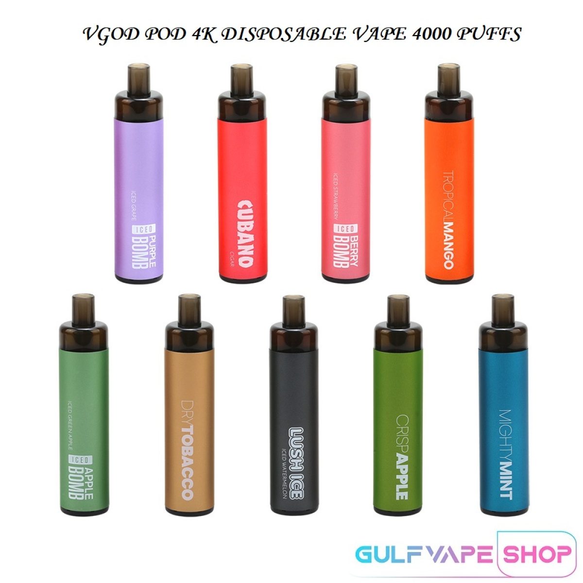 VGOD POD 4K DISPOSABLE VAPE IN DUBAI - Gulfvapeshop