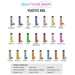 YUOTO XXL DISPOSABLE VAPE (2500 Puffs) IN DUBAI UAE - Image 6