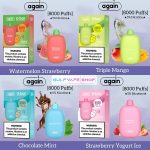 AGAIN U-BAR DISPOSABLE VAPE 8000 PUFFS IN DUBAI - Image 2