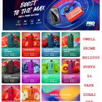 UWELL PRIME BG12000 PUFFS DISPOSABLE VAPES DUBAI
