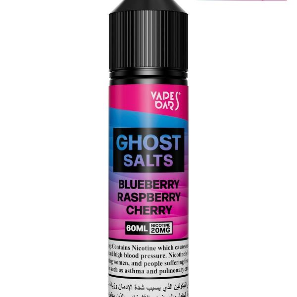VAPES-BARS-Ghost-Salt-Nicotine-20mg-60ml-Blueberry-Raspberry-Cherry