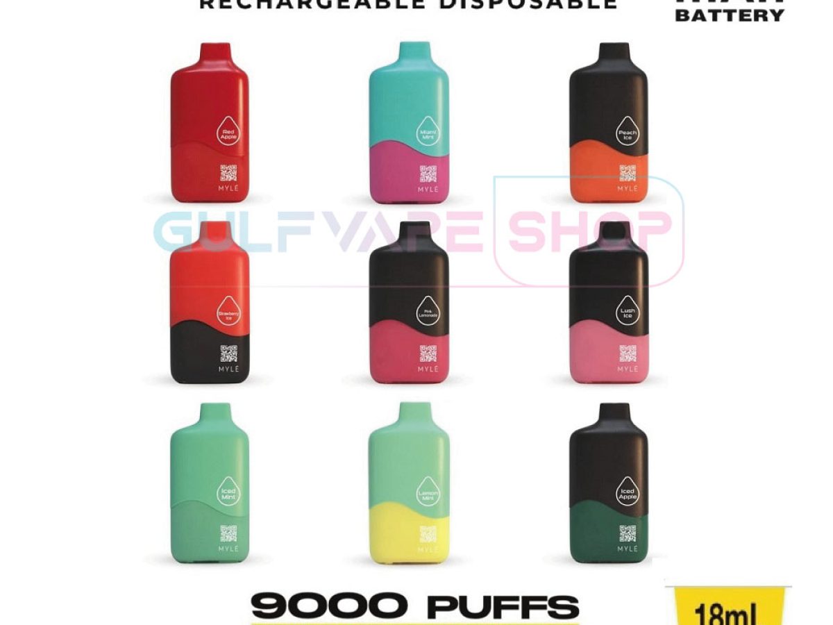 BEST MYLE META 9000 PUFFS RECHARGEABLE VAPE