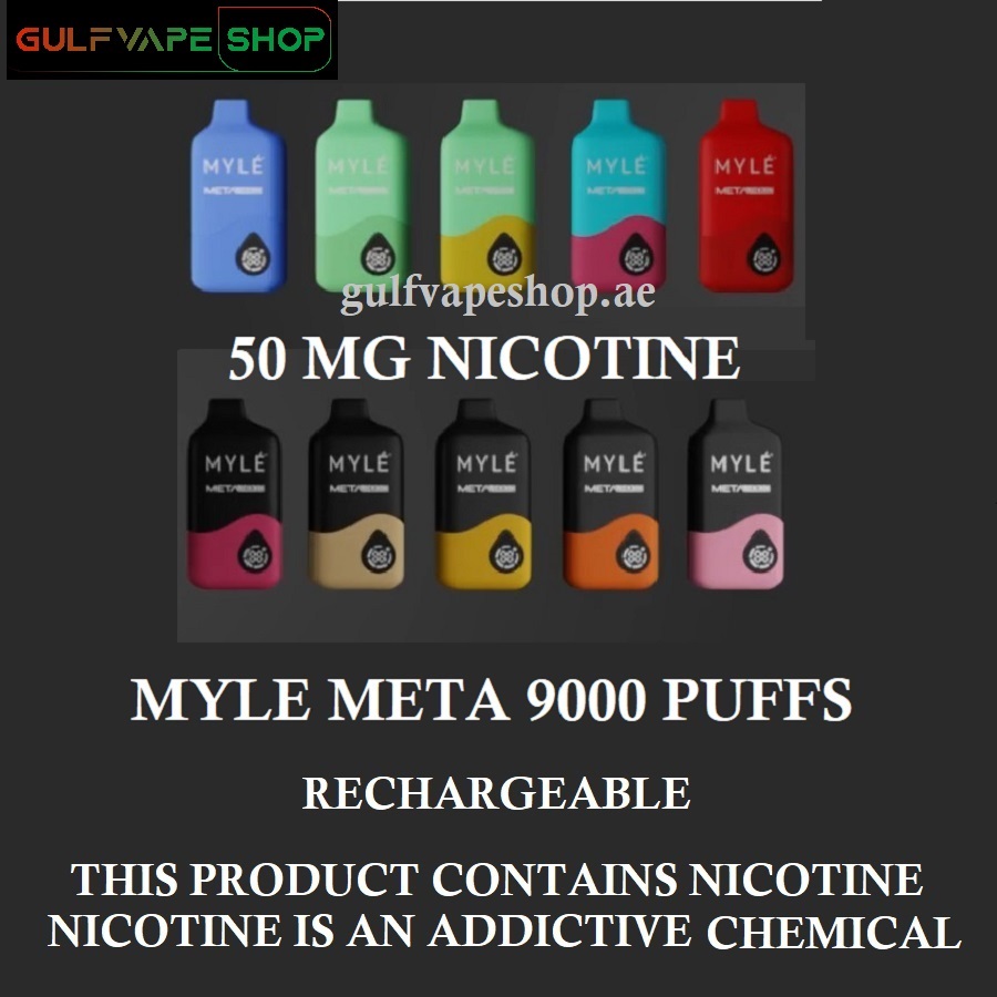 myle meta 9000 puffs disposable vape 50 mg nicotine