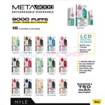 myle meta 9000 puffs disposable vape uae