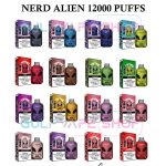 NERD ALIEN 12000 PUFFS NEW DISPOSABLE VAPE
