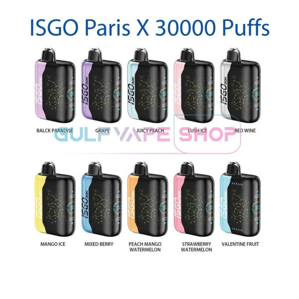 ISGO PARIS X 30000 PUFFS NEW VAPE IN DUBAI