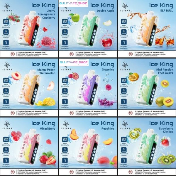 ELFBAR 30000 PUFFS ICE KING DISPOSABLE VAPE