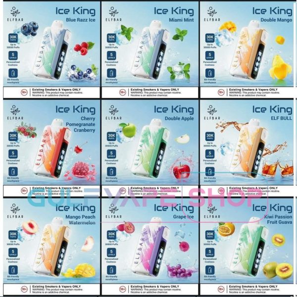 ELFBAR 30000 PUFFS ICE KING DISPOSABLE VAPE