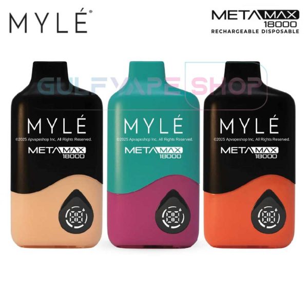 MYLE META MAX 18000 PUFFS DISPOSABLE VAPE IN DUBAI