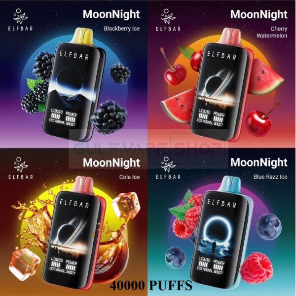 ELFBAR MOON NIGHT 40000 PUFFS IN DUBAI