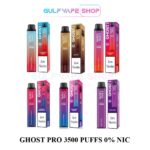 GHOST PRO 3500 PUFFS 0% NICOTINE