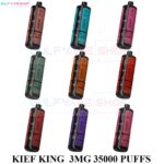 KIEF KING DISPOSABLE VAPE 3MG 35000 PUFFS