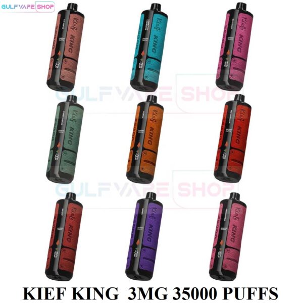 KIEF KING DISPOSABLE VAPE 3MG 35000 PUFFS