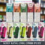 KIEF KING DISPOSABLE VAPE 3MG 35000 PUFFS - Image 5