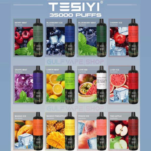 TESIYI ULTRA SHISHA 35000 PUFFS DISPOSABLE VAPE