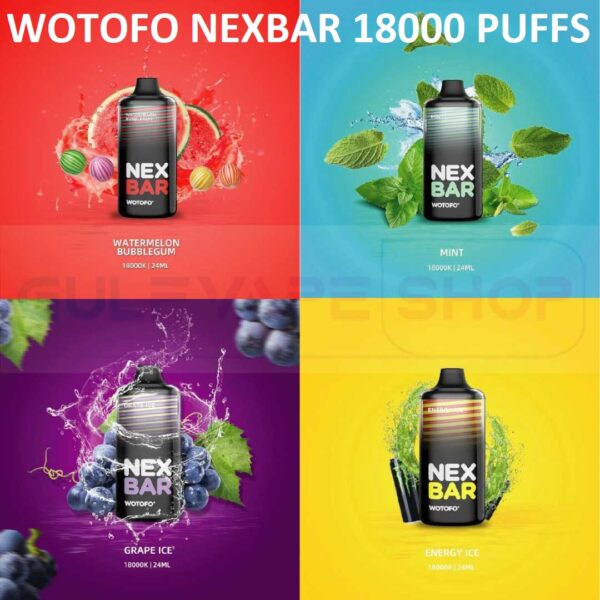 BEST WOTOFO NEXBAR 18000 PUFFS IN DUBAI