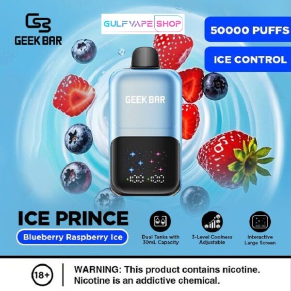 GEEK BAR ICE PRINCE 50K PUFFS DISPOSABLE VAPE
