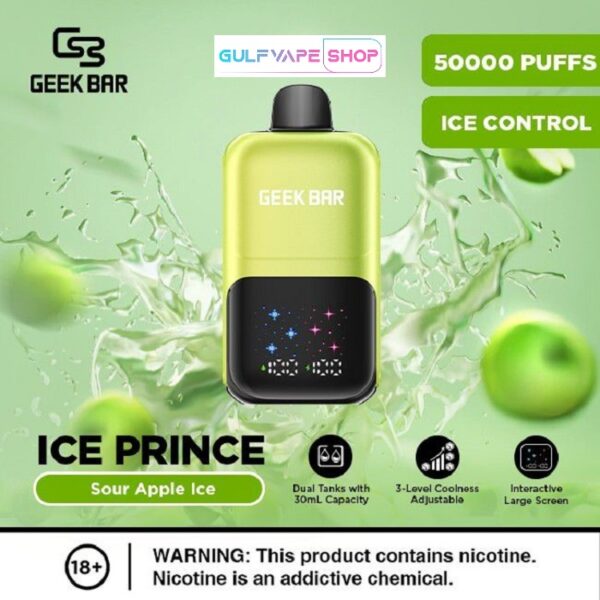 GEEK BAR ICE PRINCE 50K PUFFS DISPOSABLE VAPE