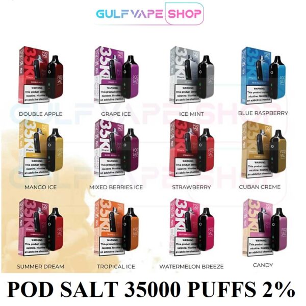 POD SALT 35000 PUFFS DISPOSABLE VAPE