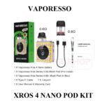 VAPORESSO XROS 4 NANO POD KIT