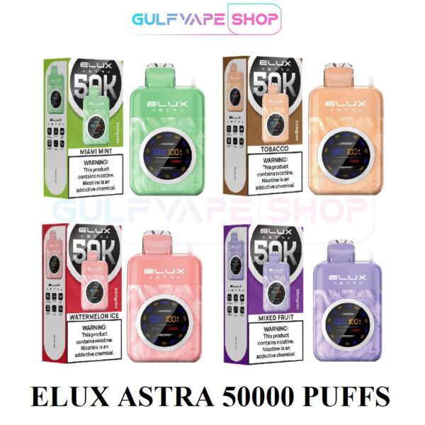 ELUX ASTRA 50000 PUFFS DISPOSABLE VAPE