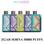 ZGAR SORNA 50000 PUFFS DISPOSABLE VAPE