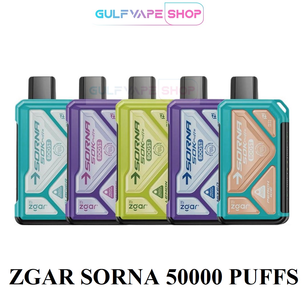 ZGAR SORNA 50000 PUFFS DISPOSABLE VAPE