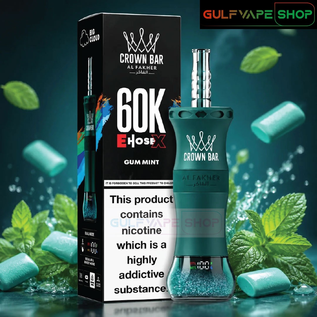 AL FAKHER CROWN BAR 60000 PUFFS E-HOSE X - Image 2