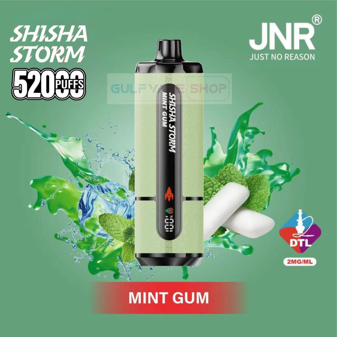 JNR SHISHA STORM 52000 PUFFS DISPOSABLE VAPE - Image 2