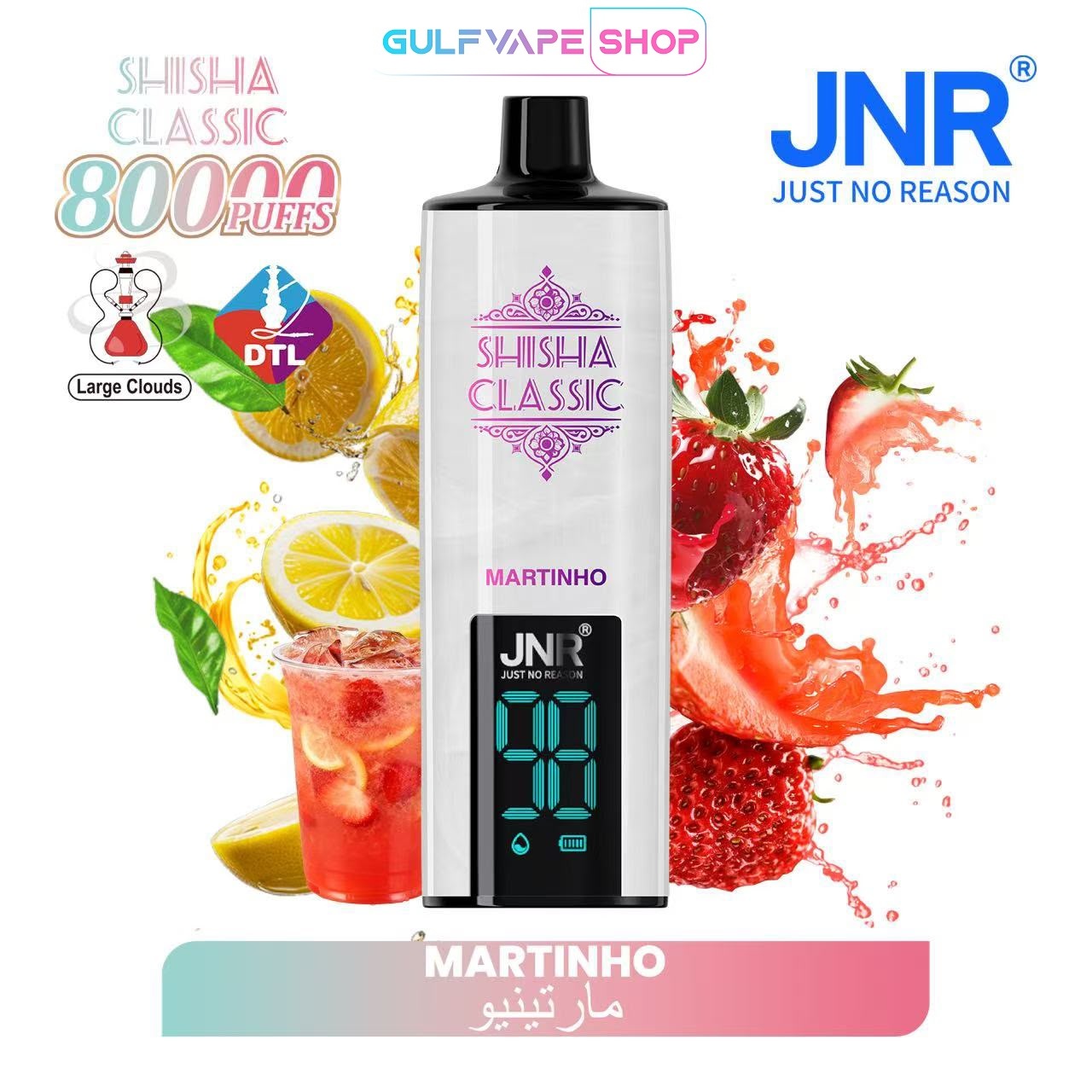 JNR SHISHA CLASSIC 80000 PUFFS DISPOSABLE VAPE - Image 8
