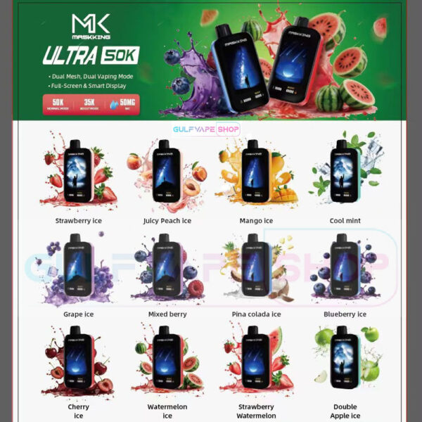 MASKKING ULTRA 50K PUFFS DISPOSABLE VAPE