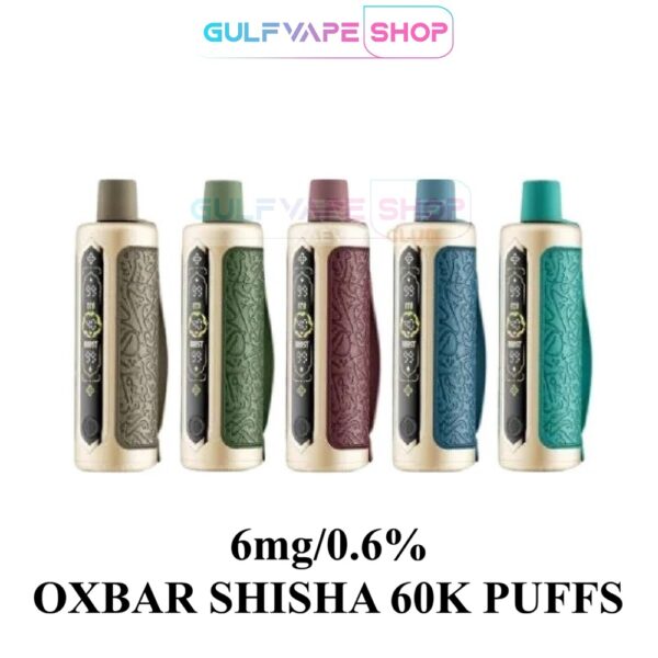 OXBAR SHISHA 60000 PUFFS DISPOSABLE VAPE