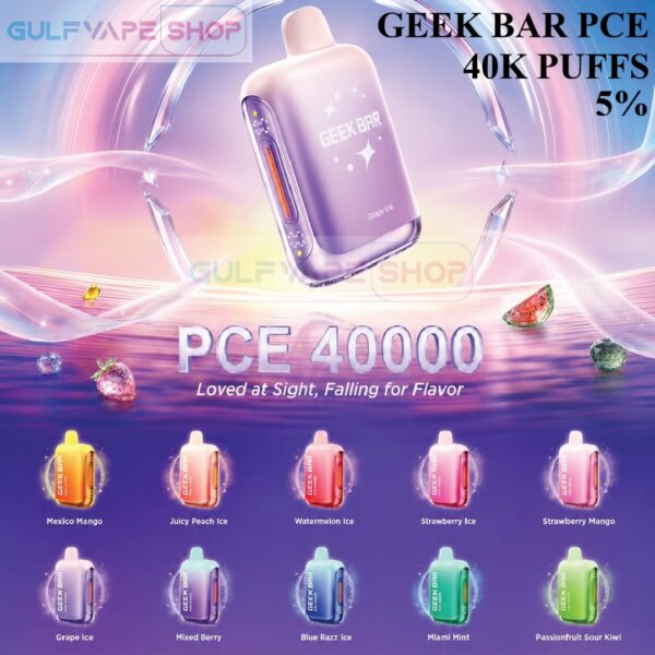GEEK BAR PCE 40000 PUFFS DISPOSABLE VAPE