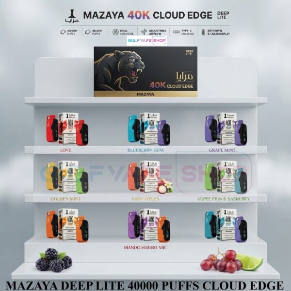 MAZAYA DEEP LITE 40000 PUFFS CLOUD EDGE DISPOSABLE VAPE