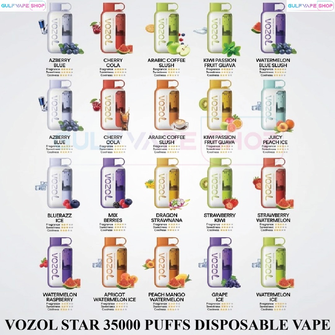 VOZOL STAR 35000 PUFFS DISPOSABLE VAPE