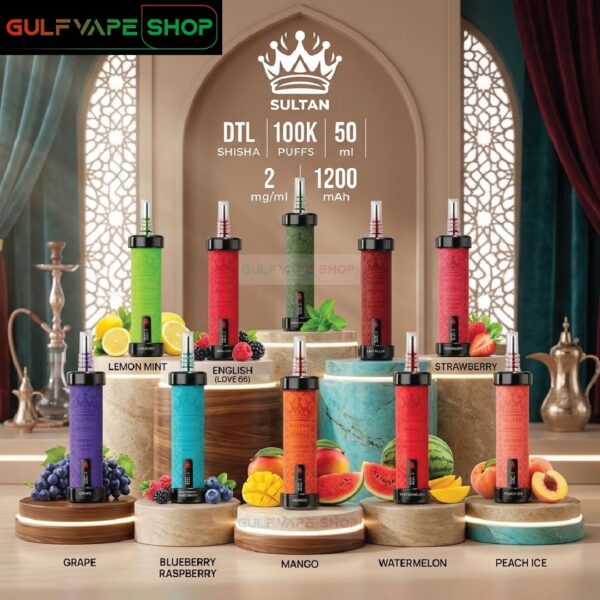 XTRA SULTAN SHISHA 100K PUFFS DISPOSABLE VAPE