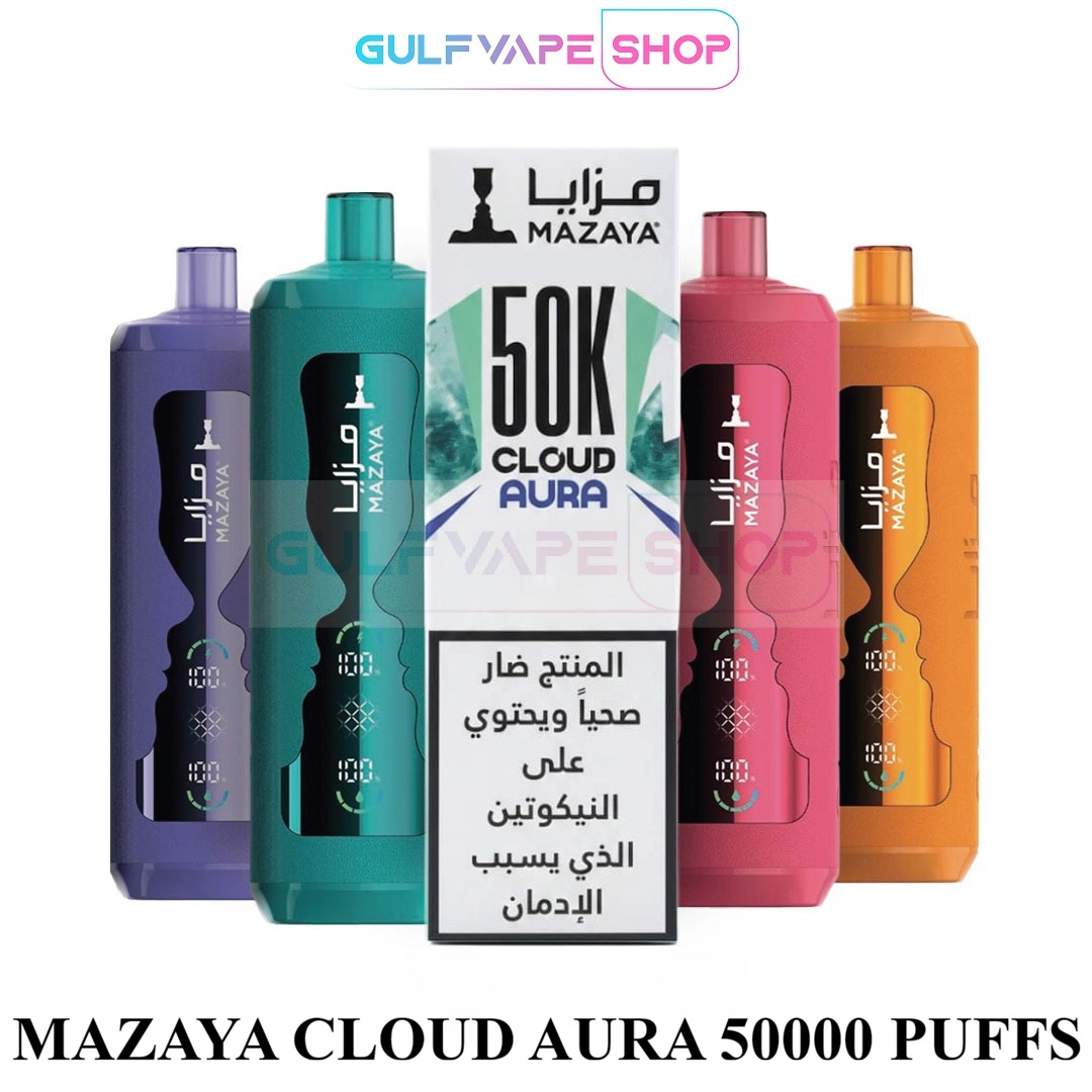 MAZAYA CLOUD AURA 50000 PUFFS DISPOSABLE VAPE