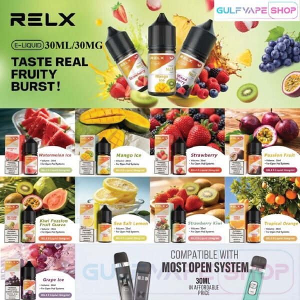 RELX SALTNIC 30MG 30ML IN DUBAI