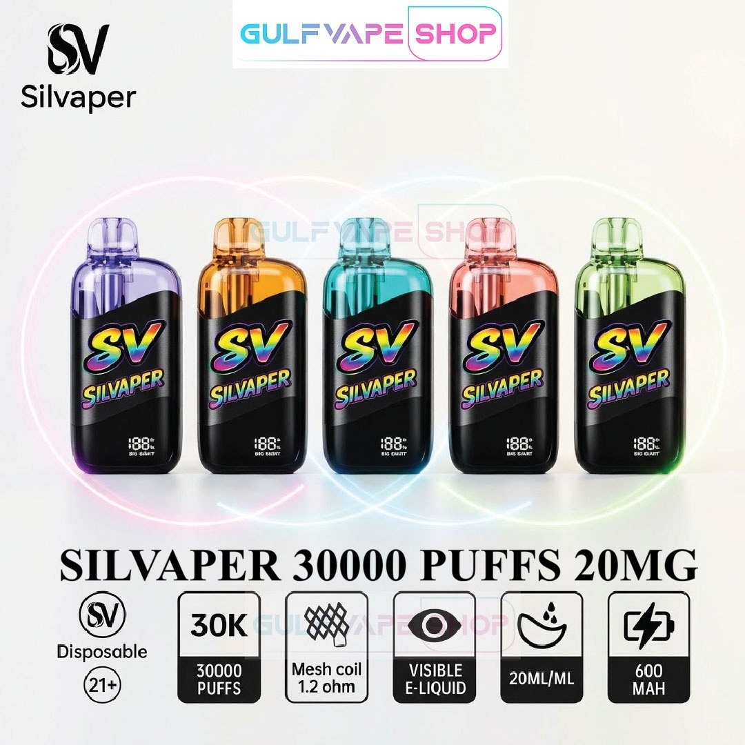 SILVAPER 30000 PUFFS DISPOSABLE VAPE